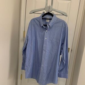 Brooks Brothers Blue and White Striped Shirt